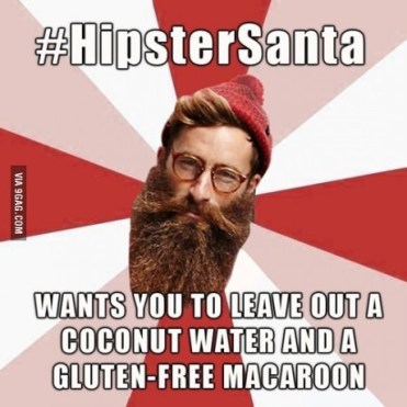 Hipster-Santa